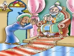 قصة الملك والخادم السعيد